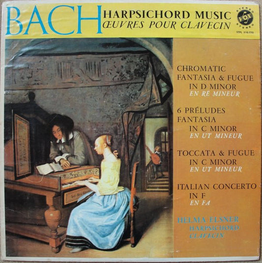 Johann Sebastian Bach - Harpsichord Music / Œuvres Pour Clavecin | Near Mint (NM) Near Mint (NM) - CLASSICAL / USED *NEAR MINT*