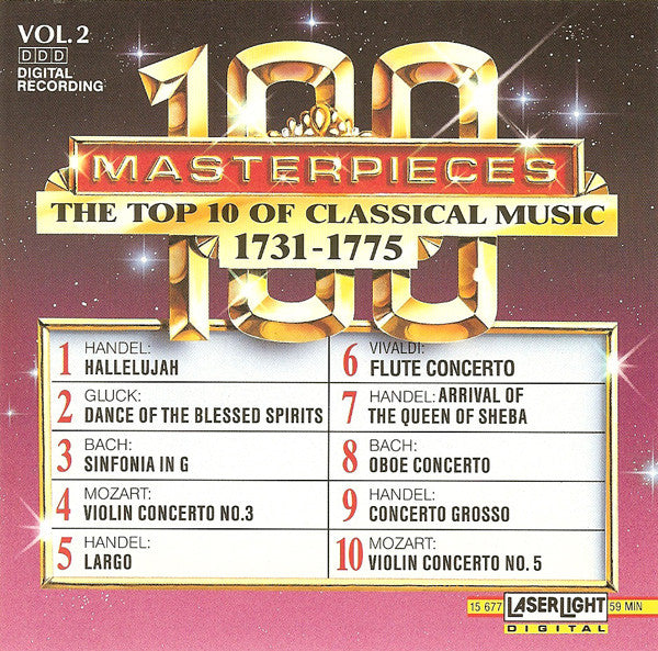 Various - The Top 100 Masterpieces Of Classical Music: 1685-1928 *10XCD BOX* | Near Mint (NM) Near Mint (NM) - CLASSICAL / USED *NEAR MINT*