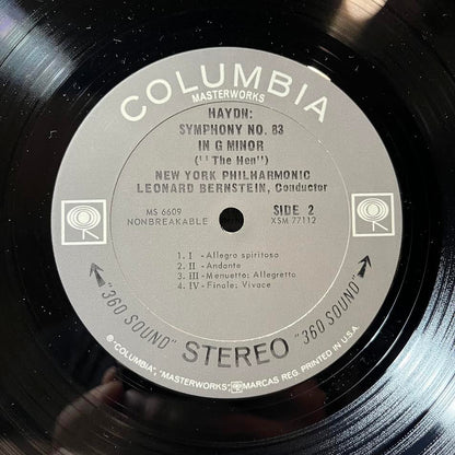 Symphony No. 82 "The Bear", Symphony No. 83 "The Hen" (VINYL) | Near Mint (NM) Excellent (EX) - CLASSICAL / USED *NEAR MINT*
