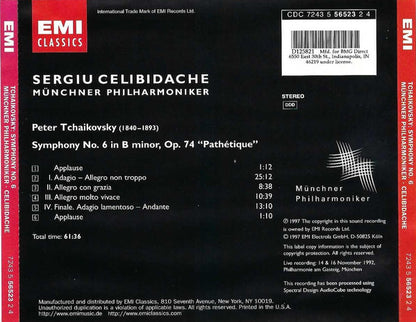 Symphony No. 6 In B Minor, Op. 74 "Pathétique" (CD) | Near Mint (NM) Near Mint (NM) - CLASSICAL / USED *NEAR MINT*