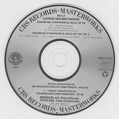 The Sonatas For Piano/Klavier & Cello (2xCD) | Near Mint (NM) Near Mint (NM) - CLASSICAL / USED *NEAR MINT*