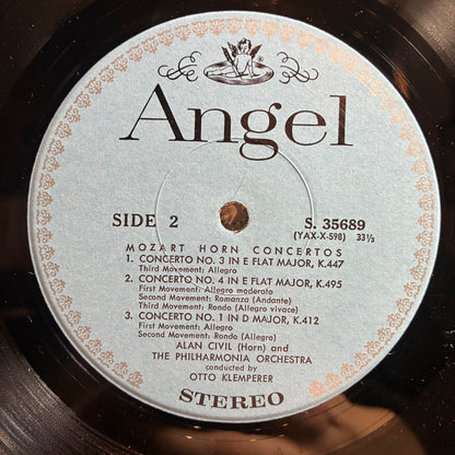 Horn Concertos (VINYL) | Near Mint (NM or M-) Excellent (EX) - CLASSICAL / USED *NEAR MINT*