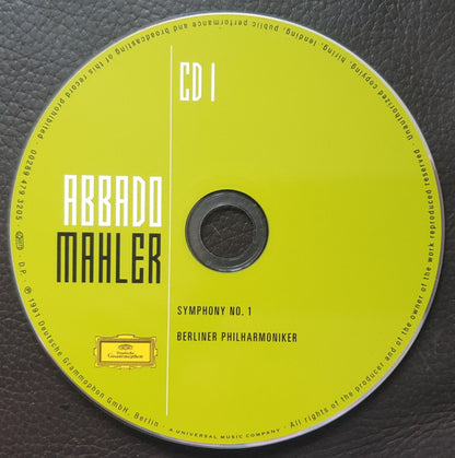 Gustav Mahler - Mahler - Abbado (CD BOXSET Deutsche Grammophon ‎– 00289 479 3204, Deutsche Grammophon ‎– 479 3204, Universal ‎– 479 3204) | NEW Near Mint (NM) Near Mint (NM) - CLASSICAL / USED *NEAR MINT*
