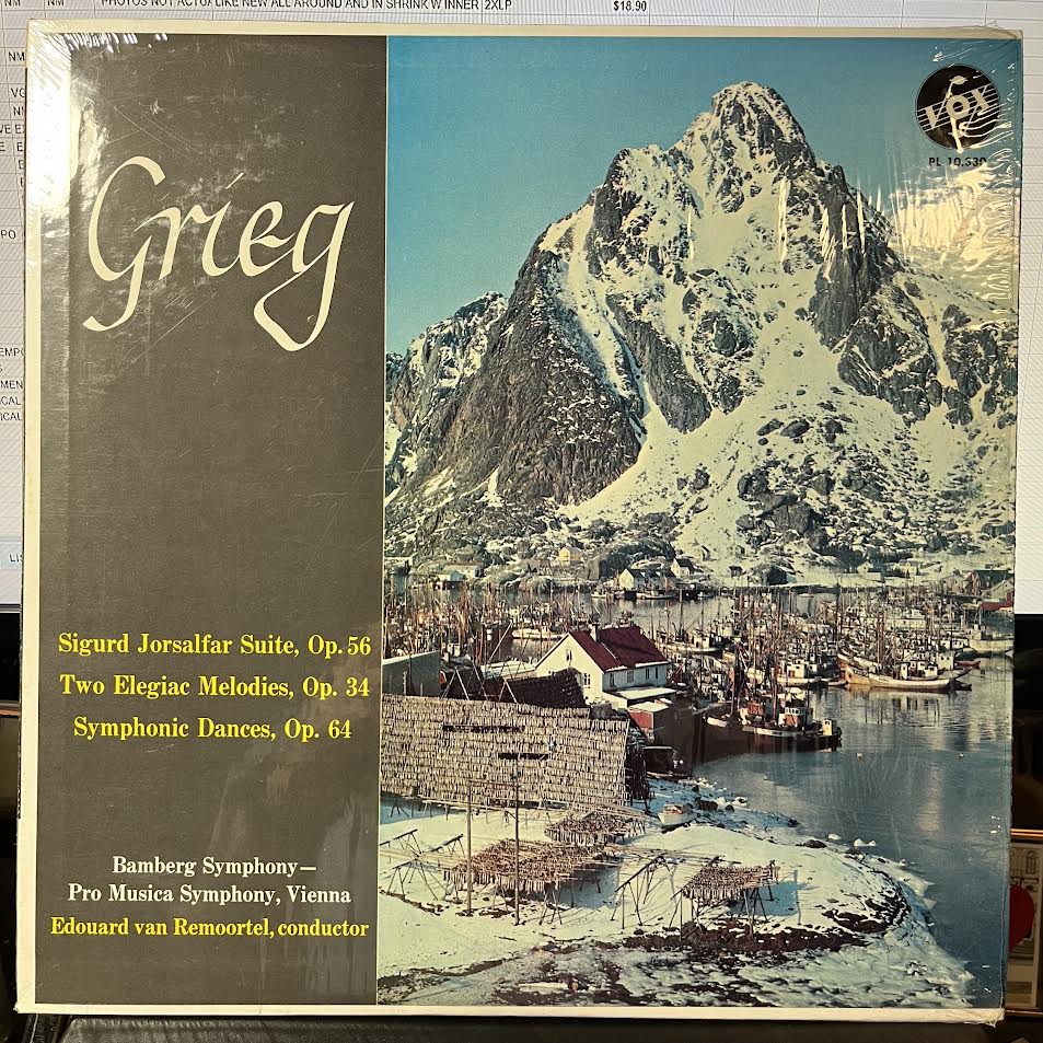 Sigurd Jorsalfar Suite, Op. 56 | Two Elegiac Meolodies, Op. 34 | Symphonic Dances, Op. 64 (VINYL) | Near Mint (NM) Near Mint (NM) - CLASSICAL / USED *NEAR MINT*