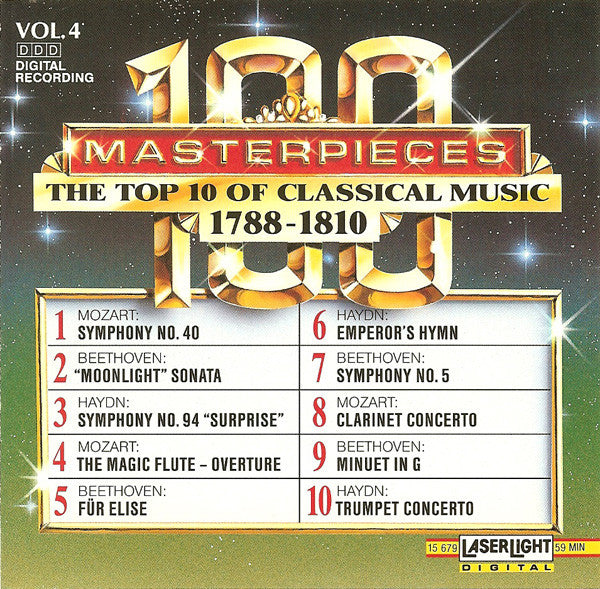 Various - The Top 100 Masterpieces Of Classical Music: 1685-1928 *10XCD BOX* | Near Mint (NM) Near Mint (NM) - CLASSICAL / USED *NEAR MINT*