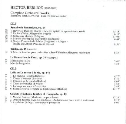 Hector Berlioz - Complete Orchestral Works · Sämtliche Orchesterwerke · L'œuvre Pour Orchestre (CD BOXSET Philips ‎– 456 143-2) | USED Near Mint (NM) Excellent+ (EX+) - CLASSICAL / USED *NEAR MINT*