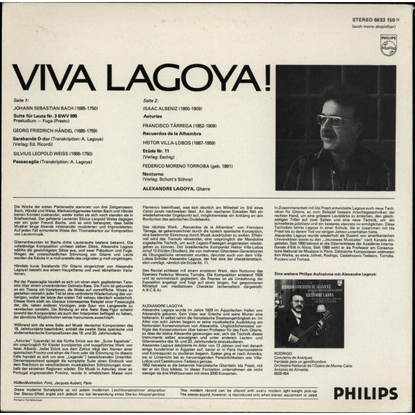 Viva Lagoya ! | Near Mint (NM) Near Mint (NM) - CLASSICAL / USED *NEAR MINT*