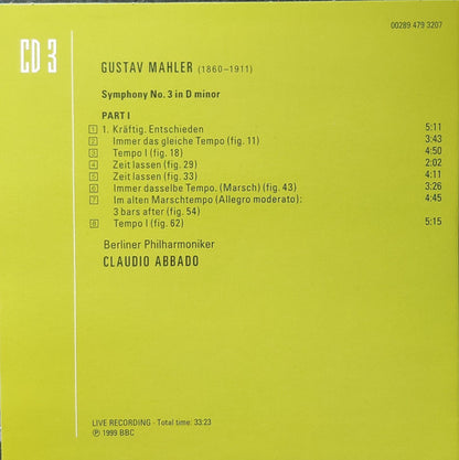 Gustav Mahler - Mahler - Abbado (CD BOXSET Deutsche Grammophon ‎– 00289 479 3204, Deutsche Grammophon ‎– 479 3204, Universal ‎– 479 3204) | NEW Near Mint (NM) Near Mint (NM) - CLASSICAL / USED *NEAR MINT*