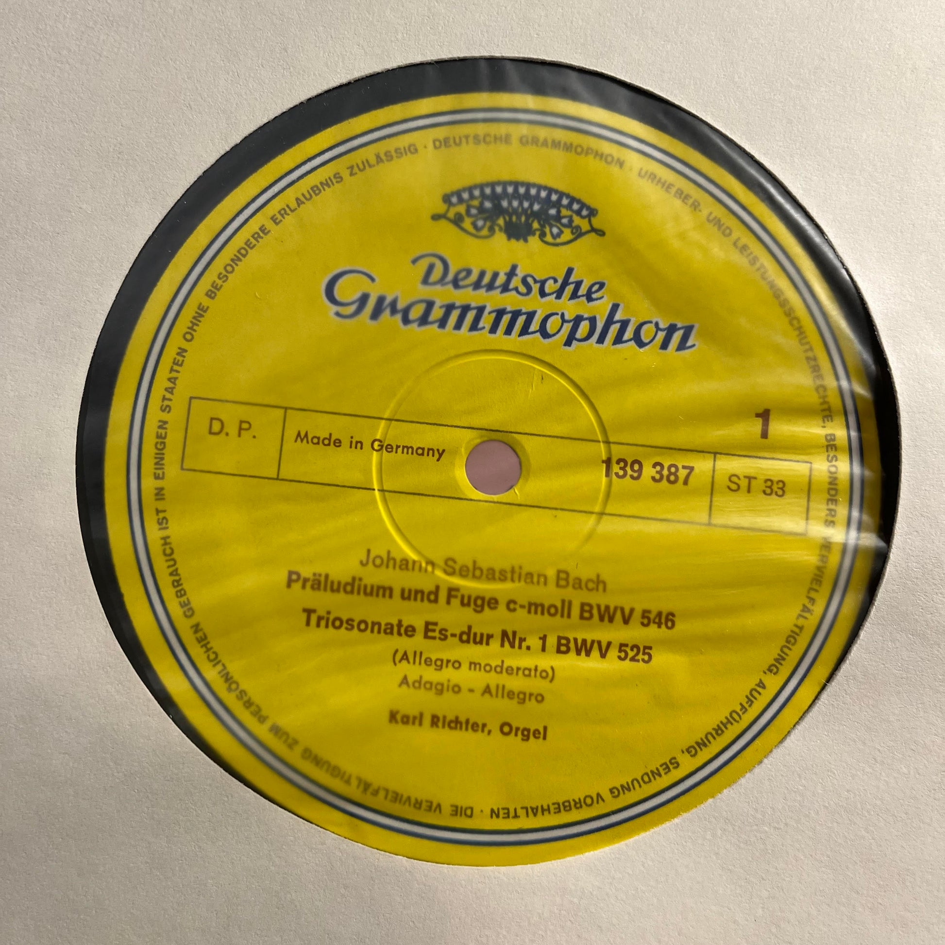 Johann Sebastian Bach - Orgelwerke = Organ Works = Œuvres Pour Orgue (Vol. 3) *SHRINK/GERMANY* | Near Mint (NM) Near Mint (NM) - CLASSICAL / USED *NEAR MINT*