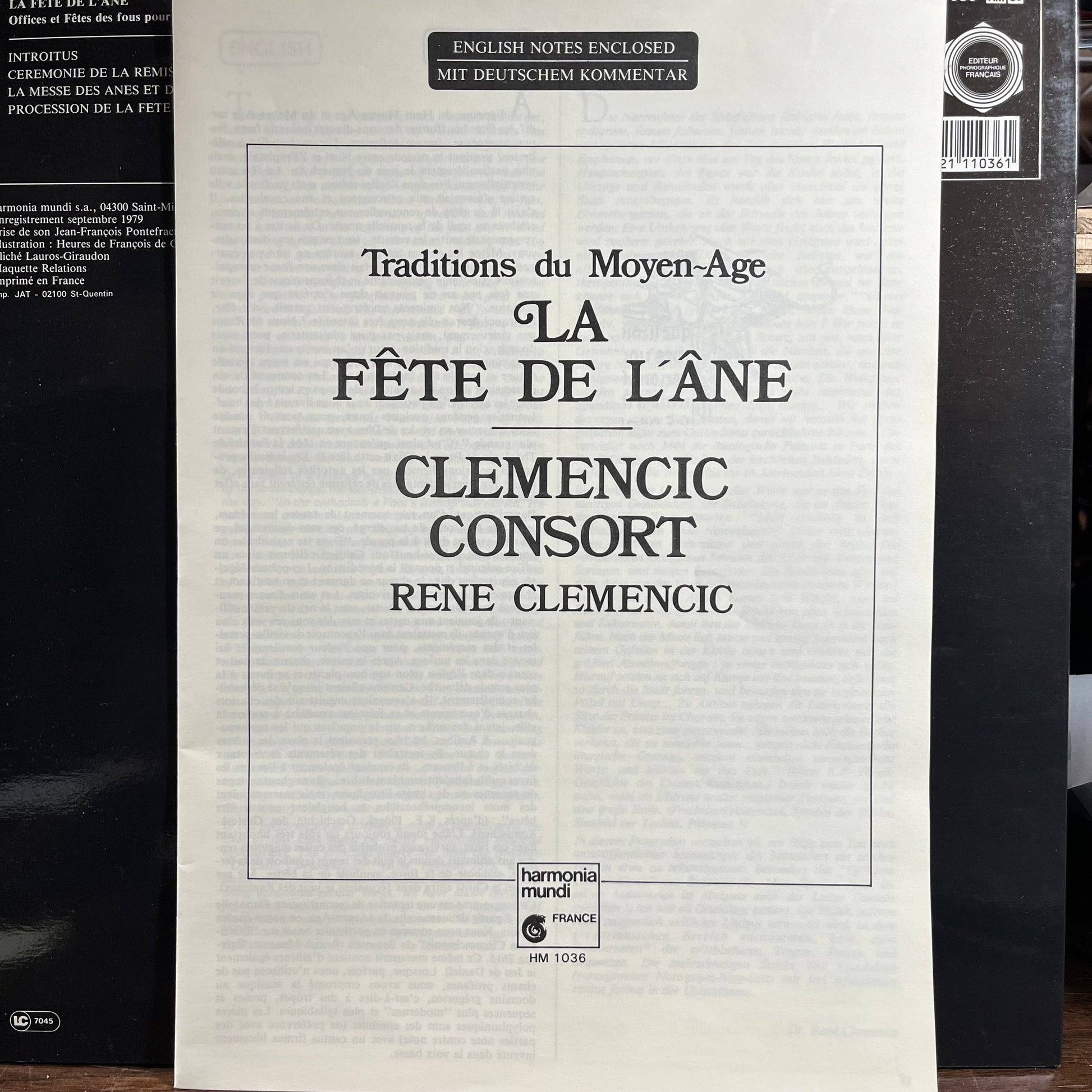 La Fête De L´âne - Traditions Du Moyen-Age (FRENCH VINYL) | Near Mint (NM) Near Mint (NM) - CLASSICAL / USED *NEAR MINT*