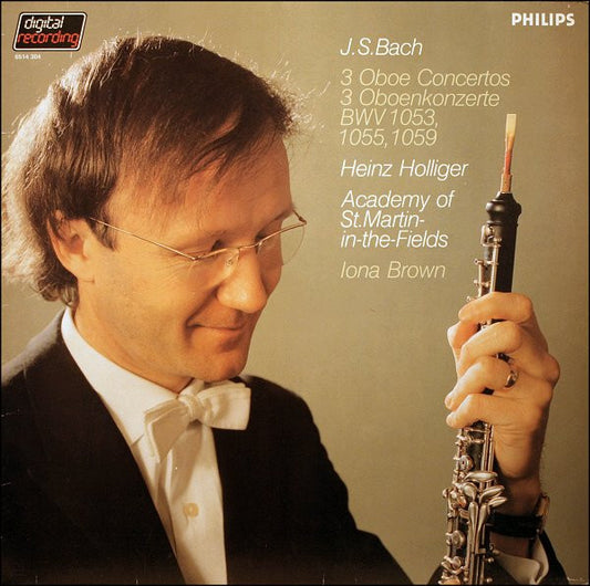 Johann Sebastian Bach - 3 Oboe Concertos / 3 Oboenkonzerte (BWV 1053, 1055, 1059) | Near Mint (NM) Near Mint (NM) - CLASSICAL / USED *NEAR MINT*