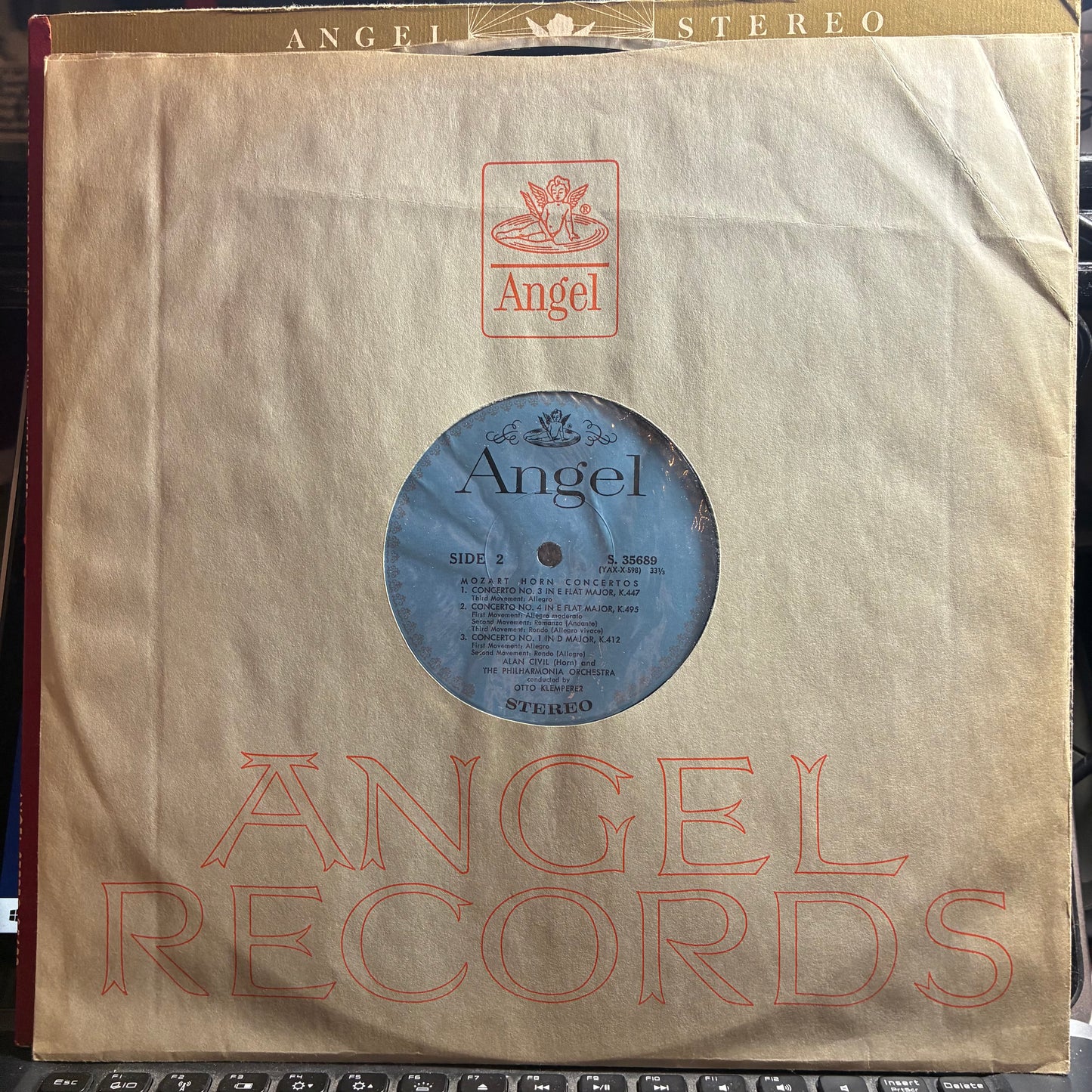 Horn Concertos (VINYL) | Near Mint (NM or M-) Excellent (EX) - CLASSICAL / USED *NEAR MINT*