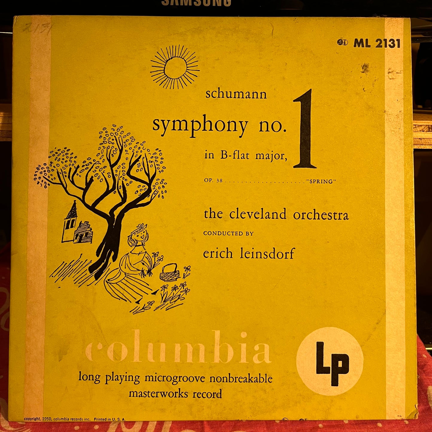 Symphony No. 1 In B-Flat Major, Op. 38 ("Spring") 10" | Near Mint (NM) Excellent (EX)