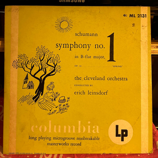 Symphony No. 1 In B-Flat Major, Op. 38 ("Spring") 10" | Near Mint (NM) Excellent (EX)
