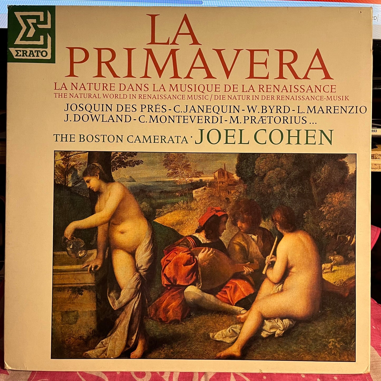 Boston Camerata - La Primavera (La Nature Dans La Musique De La Renaissance) | Near Mint (NM) Near Mint (NM) - CLASSICAL / USED *NEAR MINT*