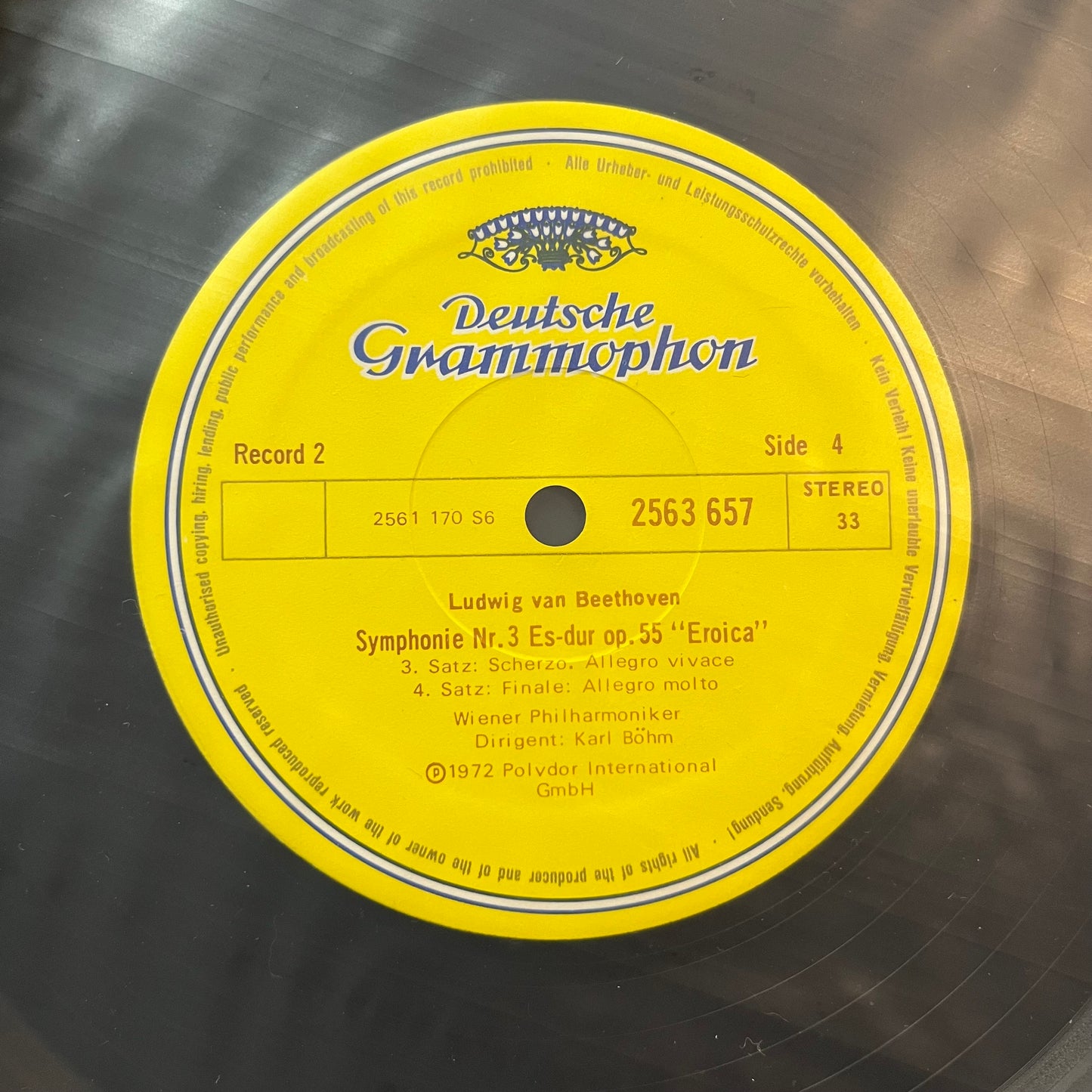 Ludwig Van Beethoven - Wiener Philharmoniker, Karl Böhm – 9 Symphonien (VINYL BOX 8xLP DEUTSCHE GRAMMOPHON R-205040 1977) | Near Mint (NM or M-) Near Mint (NM) - CLASSICAL / USED *NEAR MINT*