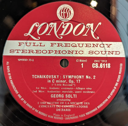 Pyotr Ilyich Tchaikovsky - Symphony No. 2 In C Minor, Opus 17 ("Little Russian") | Near Mint (NM) Near Mint (NM) - CLASSICAL / USED *NEAR MINT*