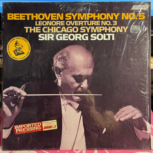 Ludwig van Beethoven - Symphony No. 5 / Leonore Overture No. 3 *SHRINK/IMPORT STICKER* | Near Mint (NM) Near Mint (NM) - CLASSICAL / USED *NEAR MINT*