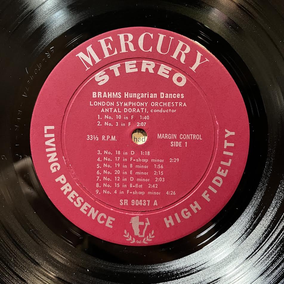 16 Hungarian Dances (VINYL) | Near Mint (NM) Very Good Plus Plus (VG++) - CLASSICAL / USED *NEAR MINT*