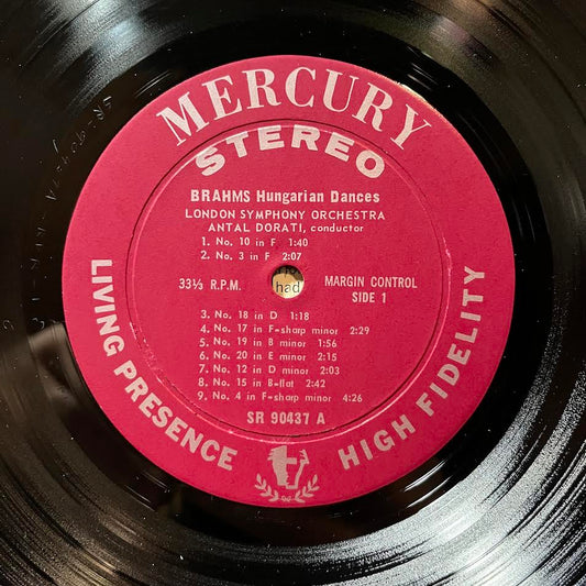 16 Hungarian Dances (VINYL) | Near Mint (NM) Very Good Plus Plus (VG++) - CLASSICAL / USED *NEAR MINT*