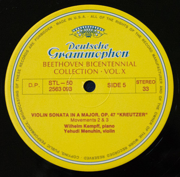 Ludwig Van Beethoven - Music For Violin And Cello Part 1 *BOX* | Near Mint (NM) Very Good Plus (VG+) - CLASSICAL / USED *NEAR MINT*