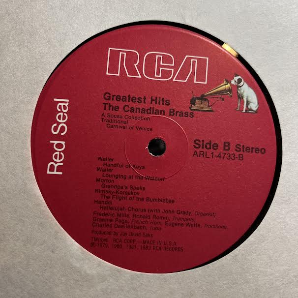 Greatest Hits (VINYL) | Near Mint (NM or M-) Near Mint (NM or M-) - CLASSICAL / USED *NEAR MINT*