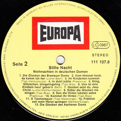 Stille Nacht - Weihnachten In Deutschen Domen | Near Mint (NM) Near Mint (NM)
