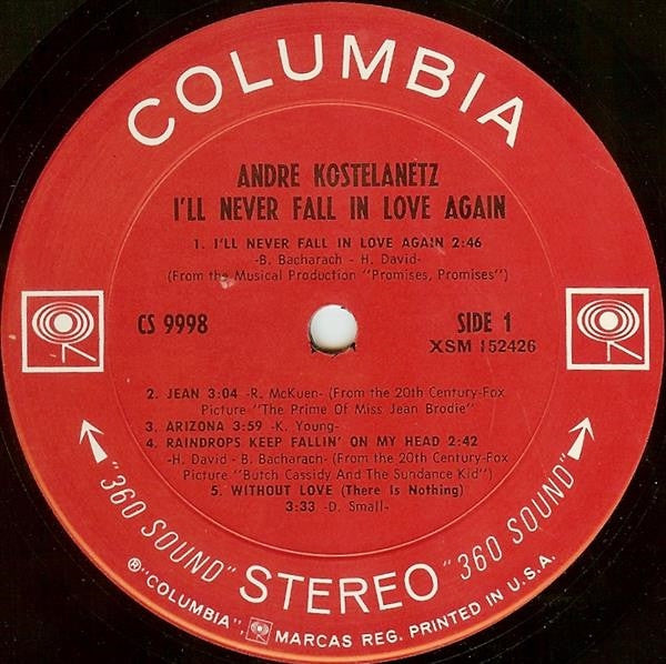 I'll Never Fall In Love Again | Near Mint (NM) Near Mint (NM) - CLASSICAL / USED *NEAR MINT*