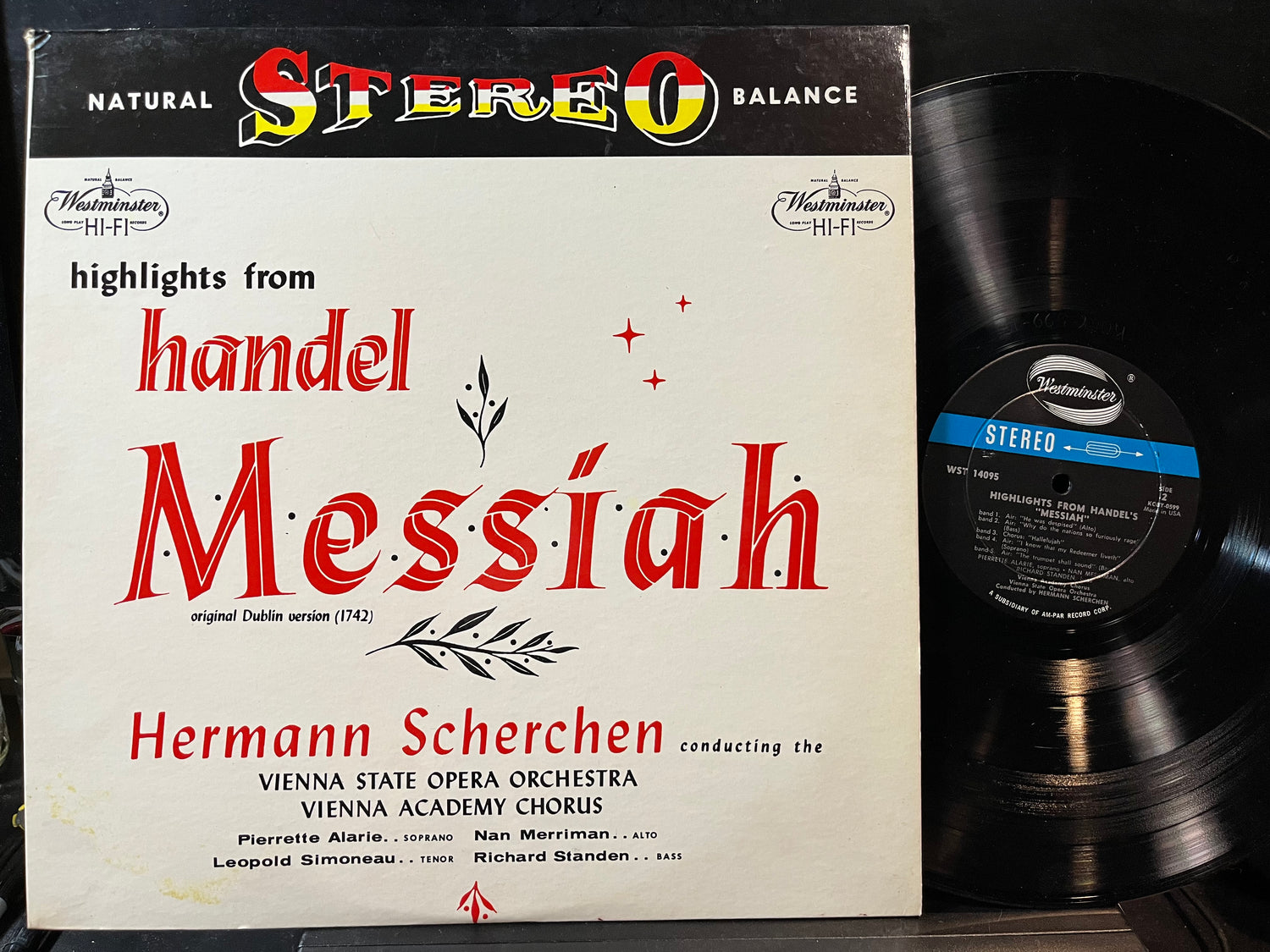 Hermann Scherchen - Beloved Choruses From Handel Messiah (VINYL) | Near Mint (NM) Near Mint (NM) - CLASSICAL / USED *NEAR MINT*