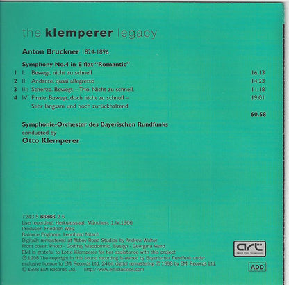 Symphony 4 Romantic (CD) | Near Mint (NM) Near Mint (NM) - CLASSICAL / USED *NEAR MINT*