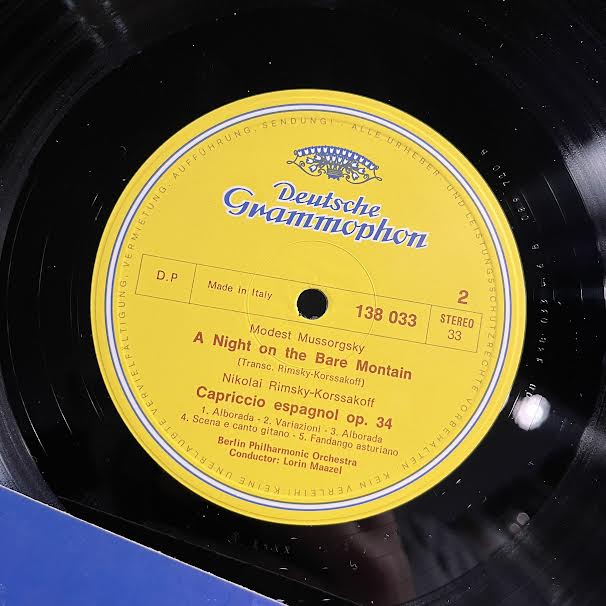 Pini Di Roma / Eine Nacht Auf Dem Kahlen Berge / Capriccio Espagnol (VINYL) | Near Mint (NM or M-) Near Mint (NM or M-) - CLASSICAL / USED *NEAR MINT*