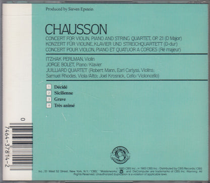 Concert For Violin, Piano And String Quartet (CD) | Near Mint (NM) Near Mint (NM) - CLASSICAL / USED *NEAR MINT*