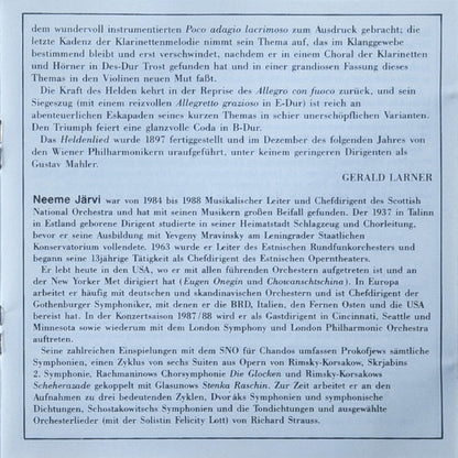 Symphony No. 1 ' The Bells Of Zlonice' - The Hero's Song Symphonic Poem Op. 111 (CD) | Near Mint (NM) Near Mint (NM) - CLASSICAL / USED *NEAR MINT*