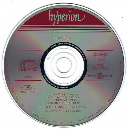 Hebridean Symphony / Celtic Symphony / The Witch Of Atlas / The Sea Reivers | Near Mint (NM) Near Mint (NM or M-) - CLASSICAL / USED *NEAR MINT*