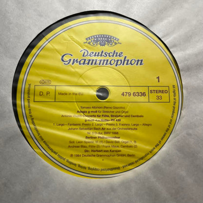 Albinoni: Adagio, Pachelbel: Canon (VINYL) | Near Mint (NM) Excellent+ (EX+) - CLASSICAL / USED *NEAR MINT*