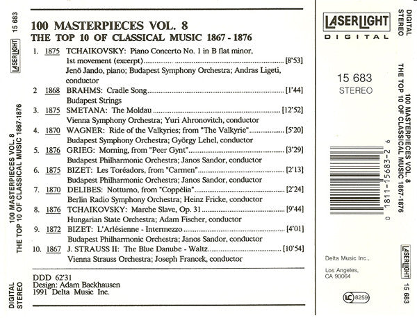 Various - The Top 100 Masterpieces Of Classical Music: 1685-1928 *10XCD BOX* | Near Mint (NM) Near Mint (NM) - CLASSICAL / USED *NEAR MINT*