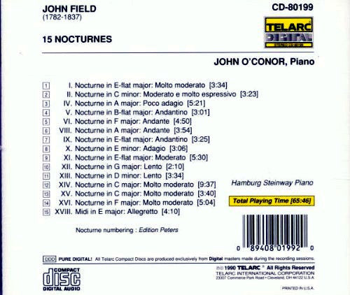 15 Nocturnes (CD) | Near Mint (NM) Near Mint (NM) - CLASSICAL / USED *NEAR MINT*