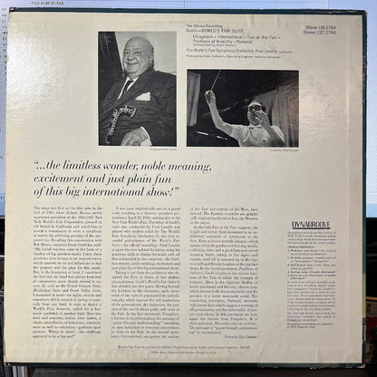 World's Fair Suite (The Official Recording) (VINYL) | Near Mint (NM) Excellent+ (EX+) - CLASSICAL / USED *NEAR MINT*