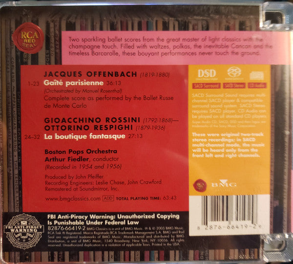 Jacques Offenbach - Offenbach - Gaite Parisienne, Rossini-Respighi - La Boutique Fantasque | Near Mint (NM) Near Mint (NM) - CLASSICAL / USED *NEAR MINT*