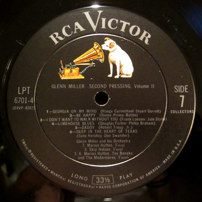 Glenn Miller And His Orchestra - Second Pressing, Volume Two | Near Mint (NM) Near Mint (NM) - JAZZ / USED *NEAR MINT*