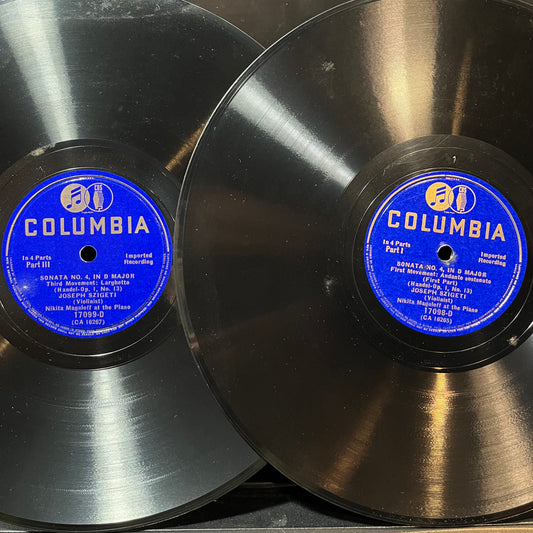 Sonana No. 4 (78RPM 2x10") COLUMBIA 17098 | Near Mint (NM or M-) Generic - CLASSICAL / USED *NEAR MINT*
