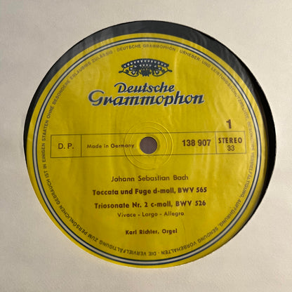 Johann Sebastian Bach - Toccata Und Fuge d-moll, BWV 565 · Triosonate Nr. 2 c-moll, BWV 526 · Präludium Und Fuge D-dur, BWV 532 · Fantasie Und Fuge g-moll, BWV 542 *SHRINK/GERMANY* | Near Mint (NM) Near Mint (NM) - CLASSICAL / USED *NEAR MINT*