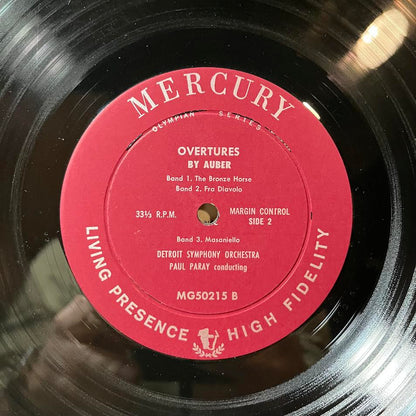 Overtures By Offenbach & Auber (VINYL) | Near Mint (NM or M-) Excellent (EX) - CLASSICAL / USED *NEAR MINT*