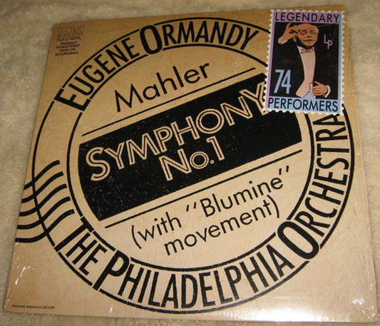 Symphony No. 1: With The Long-Lost Original Second Movement, "Blumine" (Flower Piece) | Near Mint (NM) Near Mint (NM)