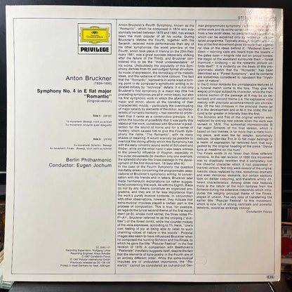 Symphonie Nr. 4 "Romantische" (VINYL) | Near Mint (NM or M-) Near Mint (NM) - CLASSICAL / USED *NEAR MINT*