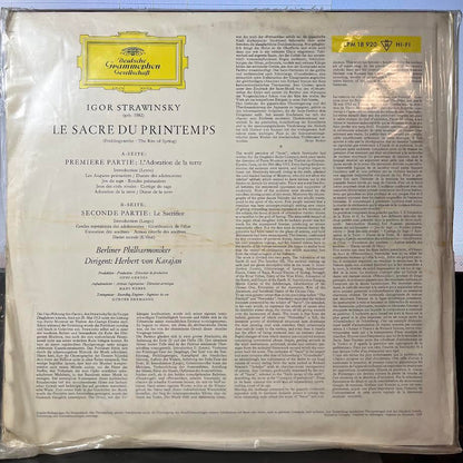 Le Sacre Du Printemps (VINYL) | Near Mint (NM) Excellent+ (EX+) - CLASSICAL / USED *NEAR MINT*