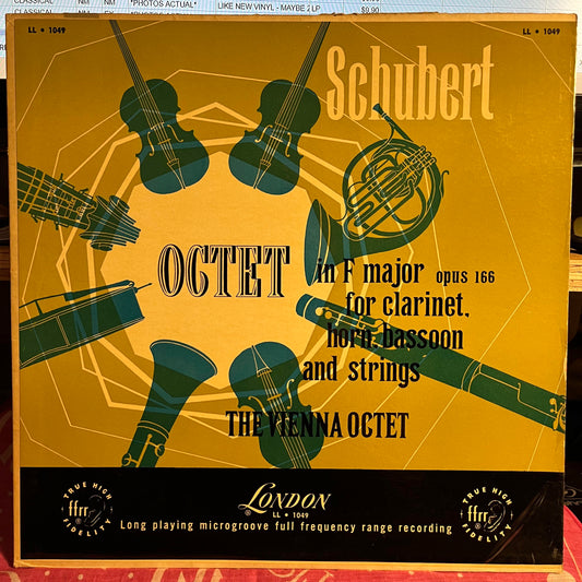 Franz Schubert - Octet In F Major Opus 166 For Clarinet, Horn, Bassoon And Strings | Near Mint (NM) Excellent (EX) - CLASSICAL / USED *NEAR MINT*