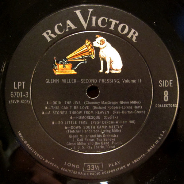 Glenn Miller And His Orchestra - Second Pressing, Volume Two | Near Mint (NM) Near Mint (NM) - JAZZ / USED *NEAR MINT*