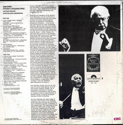 Arthur Fiedler - Encore (Fiedler's Greatest Hits) | Near Mint (NM) Excellent (EX) - CLASSICAL / USED *NEAR MINT*