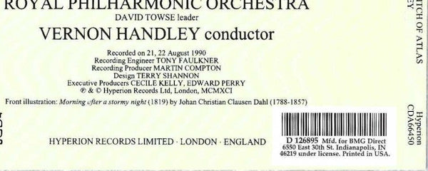 Hebridean Symphony / Celtic Symphony / The Witch Of Atlas / The Sea Reivers | Near Mint (NM) Near Mint (NM or M-) - CLASSICAL / USED *NEAR MINT*